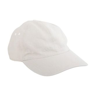 Corneliani Baseballpet van linnen- scheerwol en mohair - Heren - Accessoires - Wit - Maat: 58 CM Linnen