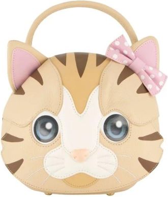 Braccialini Temini Gattina Handtas - Dames - Tassen - Beige - Maat: ONE Size Leer