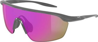 Maui Jim Shield Zonnebril - unisex - Zonnebrillen - Grijs - ONE Size - Accessoires