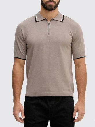 A|X Armani Exchange Polo Shirt Men color Dove Grey