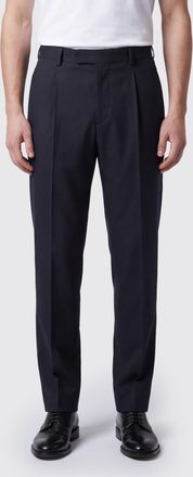 Ermenegildo Zegna Pantaloni sartoriali slim fit in cotone e cashmere con pince