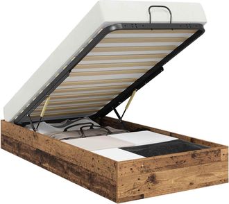 vidaXL Estructura De Cama Ottoman Madera Envejecida 75,5 X 190 Cm Vidaxl