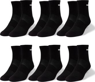 Pair of Thieves 6-Pack Sporty Cushion Ankle Socks in Black at Nordstrom Rack