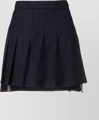 Thom Browne asymmetric design mini wool skirt