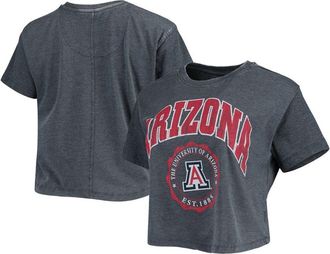 Pressbox Womens Pressbox Navy Arizona Wildcats Edith Vintage Burnout Crop T-Shirt at Nordstrom, Size Xx-Large