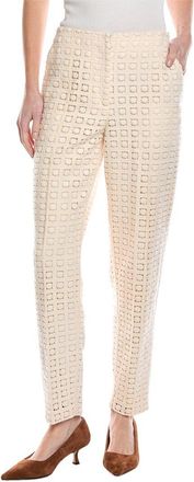 Akris Florin Wool-Blend Crochet Pant