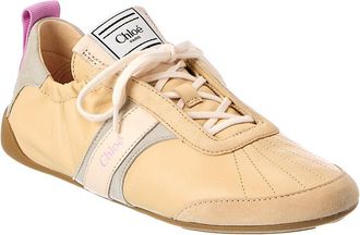 Chlo&eacute; Kick Leather Sneaker