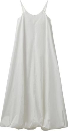 The Garment Chique Katoenen Lange Jurk - Dames - Maxi kleedjes - Wit - XS - Katoen - Kleedjes