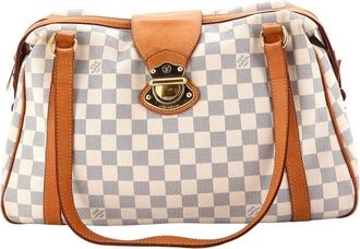 Louis Vuitton White Damier Stresa Pm (Authentic Pre-Loved)
