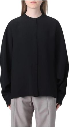 Jil Sander Relaxed Fit Mandarin Collar Blouse
