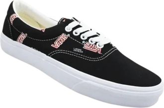 Vans Mens Graphic Print Sneakers In Misprint Black/white
