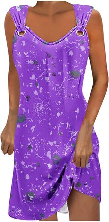 Generic 2024 red Dresses for Women UK, Summer Dresses for Women UK Plus Size 20, Elasticated Waist Summer Dresses for Women UK, Dresses for Women UK Plus Size