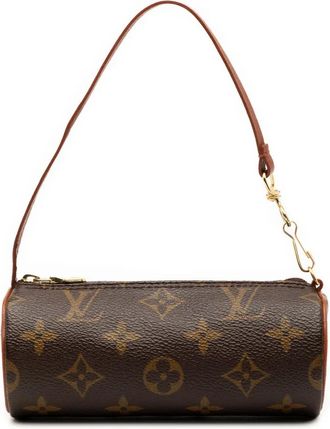 Louis Vuitton Borsa a mano Papillon Pochette in monogramma 1990-2021 - Marrone