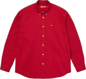 SUPREME SS26 Small Box Shirt Dark Red SUP-SS26-030-DRKRED