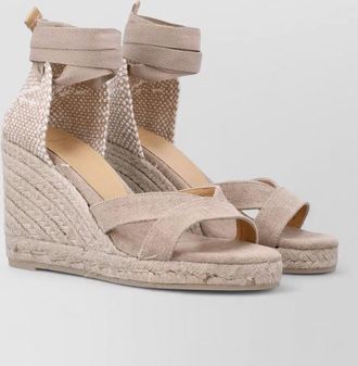 Castaner canvas wedge espadrille sandals