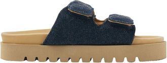 VIA VAI Rae Lidia Slippers - Dames - Sandalen - Blauw - 39 EU - Denim - Schoenen