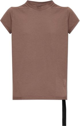 Rick Owens Small Level T-Shirt - Dames - T-shirts - Paars - S - Katoen - Tops
