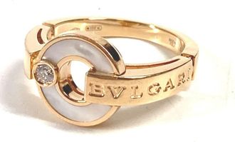 Bulgari Bvlgari Bvlgari Pink Band Ring (Pre-Owned)
