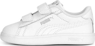 Puma (TD) PUMA Smash 3.0 Leather Velcro White Cool Light Grey 392034-02
