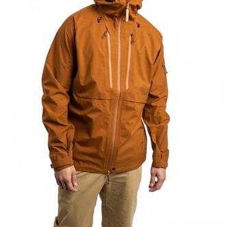 Fj&auml;llr&auml;ven Keb Eco-Shell Jacket In Chestnut