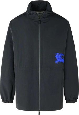 Burberry Mens EKD Motif Drawstring Waist Zipped Jacket, Size Medium