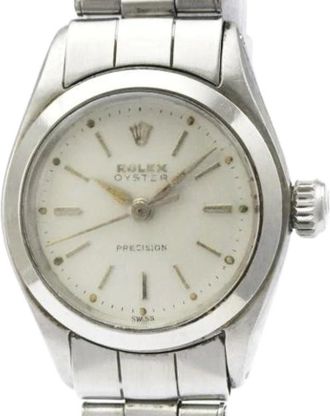 Rolex Orologio da polso Oyster Precision 6410 Pre-owned - - Pre-owned - Donna - Grigio - ONE SIZE
