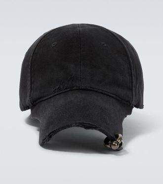 Plain denim cap on sale