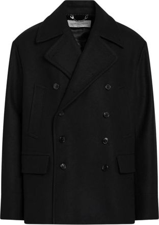 Dries Van Noten Heren, Mantels, Zwart, Maat: L