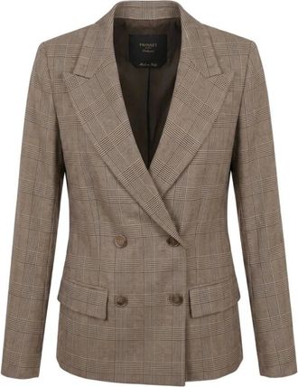 Twinset Donna, Giacche, Marrone, S, new