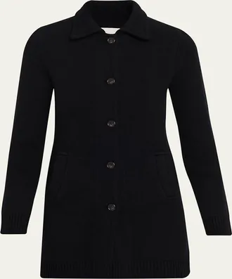 Lisa Yang Ulva Cashmere Collared Cardigan