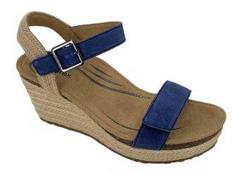 Aetrex Womens Sydney Sandal In Blue
