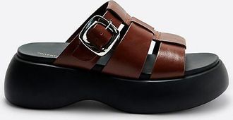 Intentionally blank Nell Platform Slide Sandals