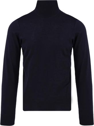 Drumohr Blauwe Coltrui voor Heren - Heren - Coltruien - Blauw - XL - Truien & Vesten