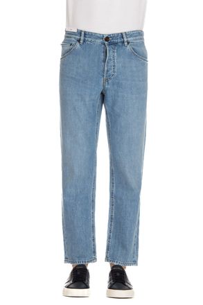Pantaloni Torino Light Wash Cotton-Lyocell Rebel Fit Jeans