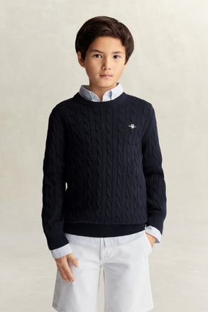 GANT Teens Teen Boys Shield Sweater (122/128) EVENING BLUE