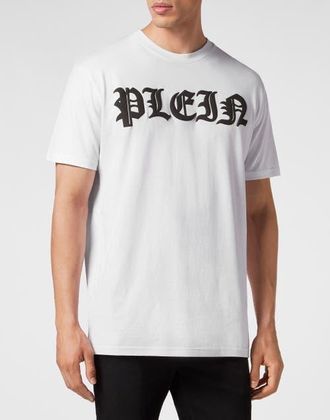 Philipp Plein T-Shirt Round Neck Gothic Plein Men in White at Nordstrom, Size Xxx-Large
