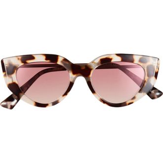 Vince Camuto 47mm Gradient Cat Eye Sunglasses in Oatmeal at Nordstrom Rack