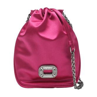 Roger Vivier Bucket Bags, female, Pink, Size: ONE SIZE Pilgrim Nano