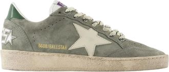 Golden Goose Sneakers, female, Green, Size: 10 US Ball Star Sneakers
