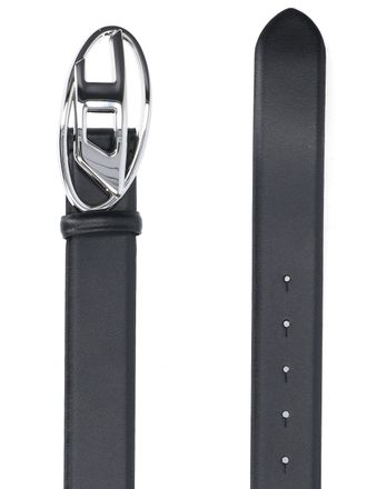 Diesel Mens Belts Black Leather