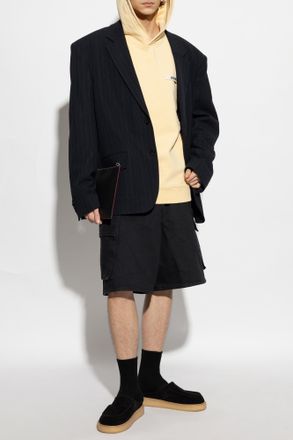 Jacquemus Sweatshirt With Logo, Mens, Yellow