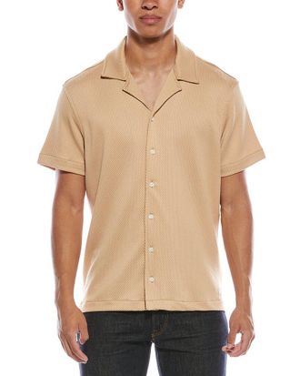 Scotch & Soda Popcorn Jersey Camp Shirt