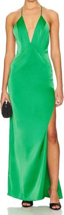 Katie May Holly Gown In Emerald