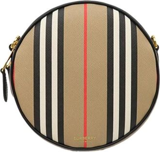 Burberry Borsa a tracolla in tela rivestita Pre-owned - - Pre-owned - Donna - Beige - ONE SIZE