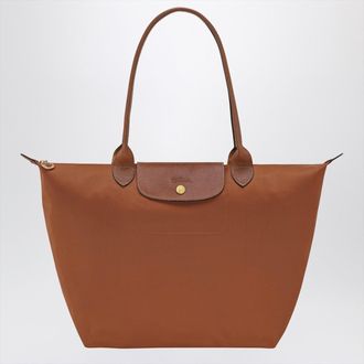 Longchamp Cognac Coloured Le Pliage Original L Bag