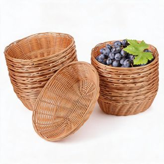 OEM Cesta Para El Pan, Cesta Para La Fruta, Cesta De Almacenamiento Para La Oficina, Marr&oacute;n