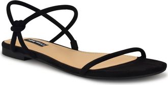 Nine West Maizy Ankle Strap Sandal in Black at Nordstrom, Size 7.5