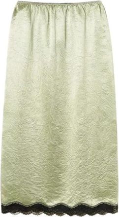 Twinset Midi Skirts - Dames - Midirokken - Groen - M - Rokken