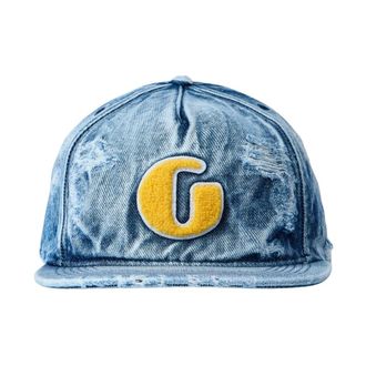 Gallery Dept. Caps, male, Blue, Size: ONE SIZE G Logo Patch Denim Cap