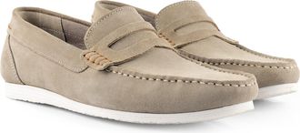 Silver Street London Stanhope Mens Casual Suede Slip on Loafers Sizes 7-12 (Sand, UK Footwear Size System, Adult, Men, Numeric, Medium, 10)